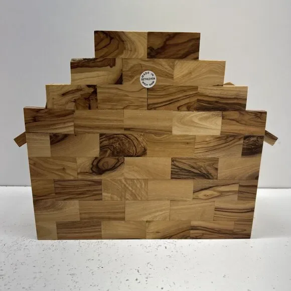 Hand Carved Wooden Nativity Set Made In Bethlehem West Bank Christmas ‼️Read‼️ - Picture 2 of 13